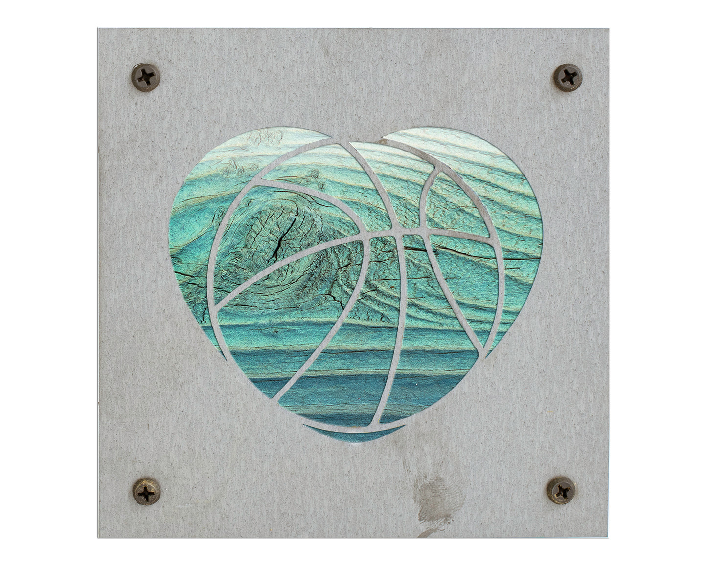Basketball Wall Decor, Sports Gifts, Hearts
