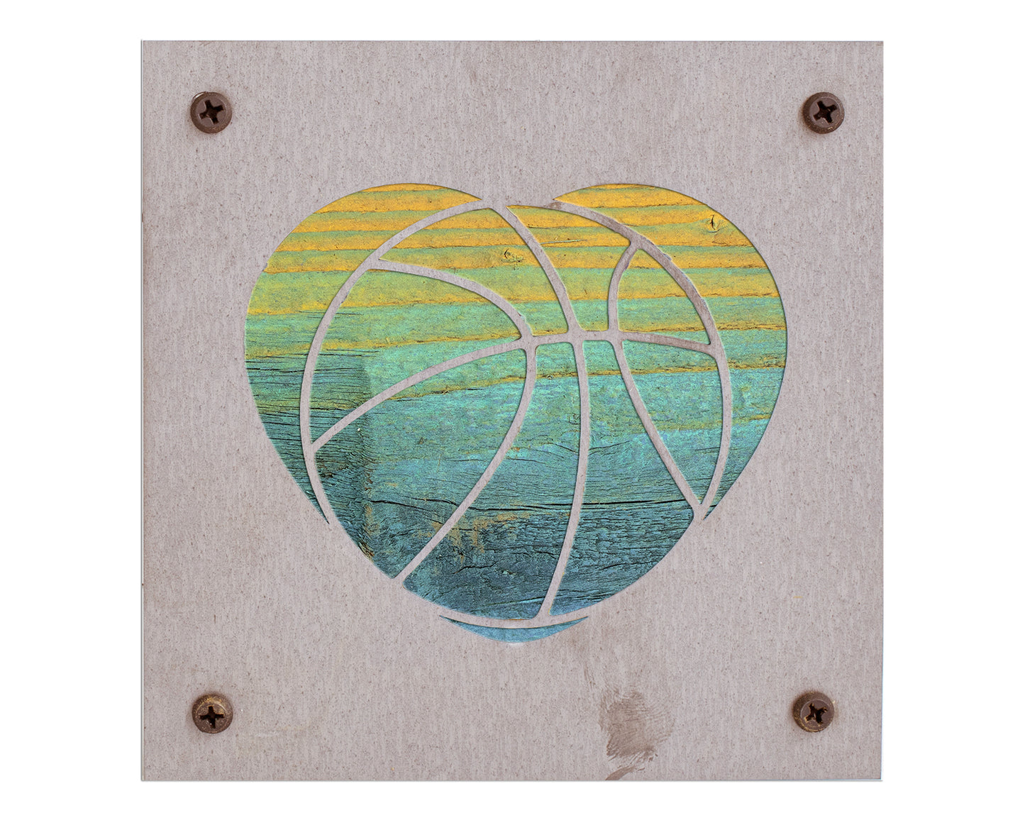 Basketball Wall Decor, Sports Gifts, Hearts