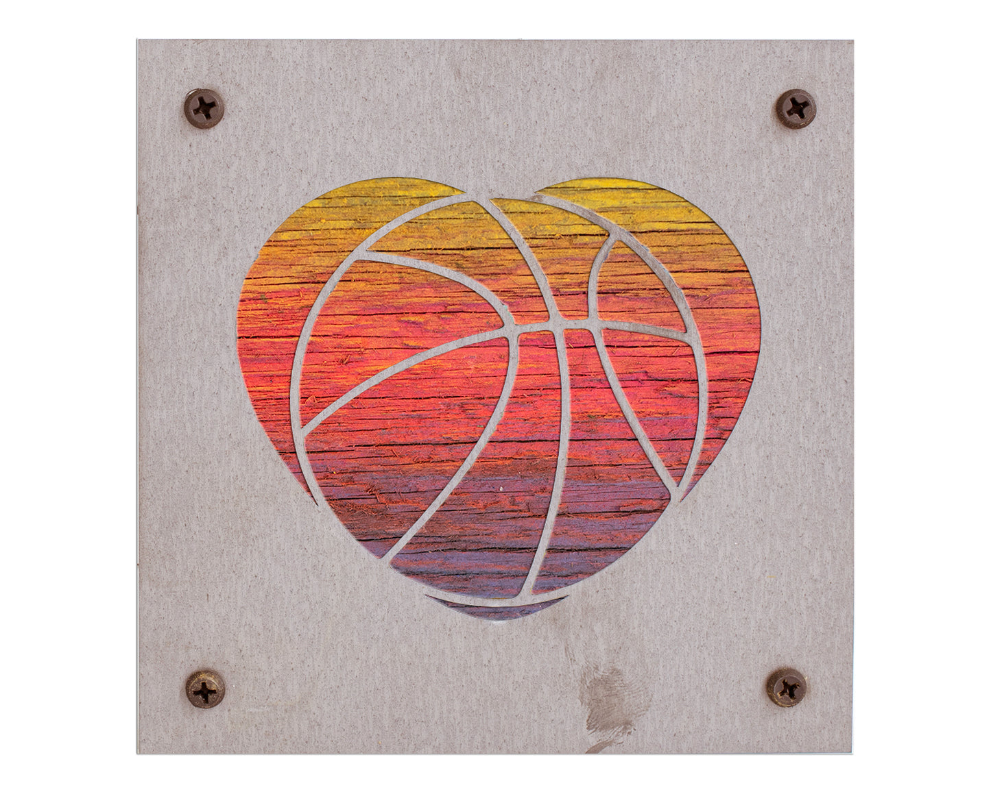 Basketball Wall Decor, Sports Gifts, Hearts