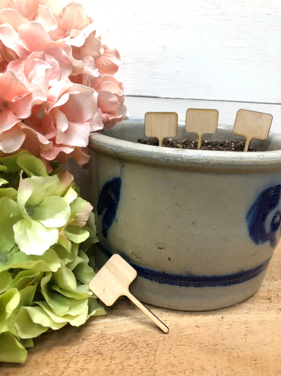 Plant and Herb Wooden Markers~Eco Friendly~ Farmhouse Decor