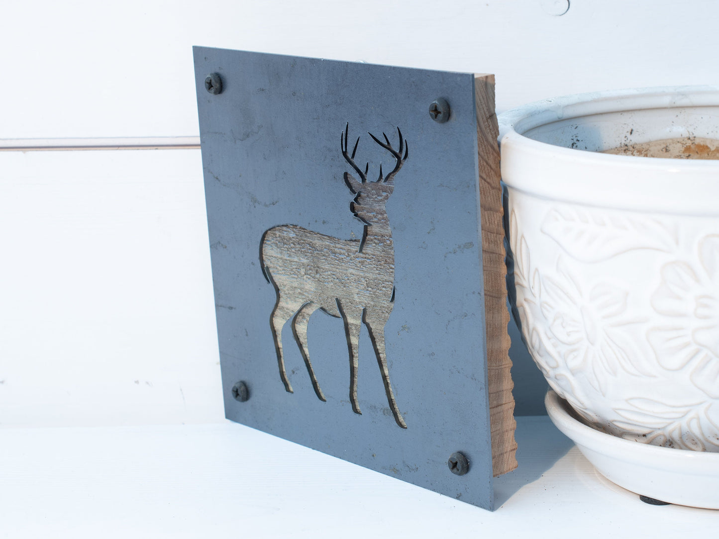 Deer Metal Wall Art, Woodland Animal