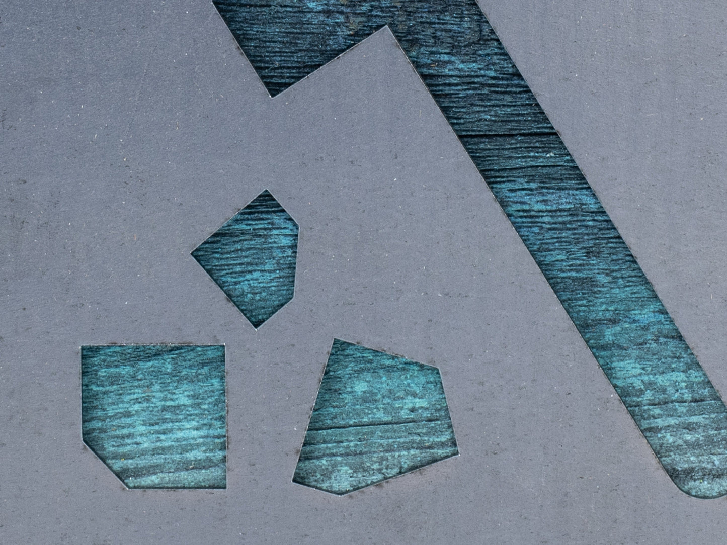 Geology Pictograph, Rockhound Metal Art