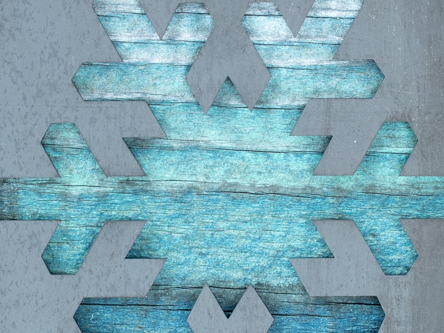 Snowflake Metal Wall Art, Winter Snow