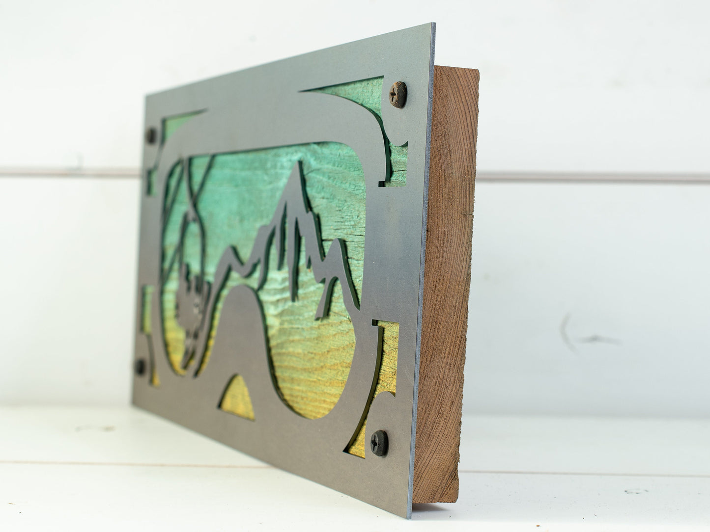 Chairlift Ski Goggles Home Decor, Mountain Cabin Art