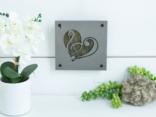 Music Heart Wall Decor, Music Gifts