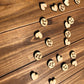 Wooden Wedding Confetti: Mr & Mrs Table Scatter