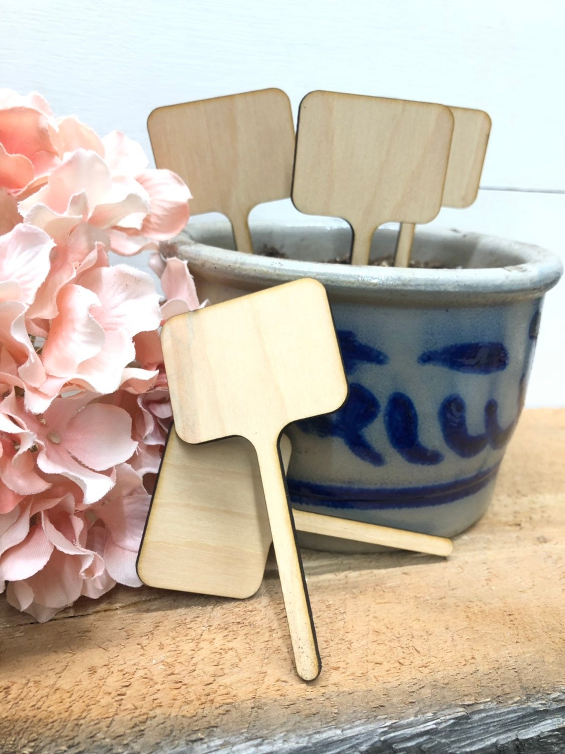 Plant and Herb Wooden Markers~Eco Friendly~ Farmhouse Decor