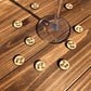 Wooden Wedding Confetti: Mr & Mrs Table Scatter