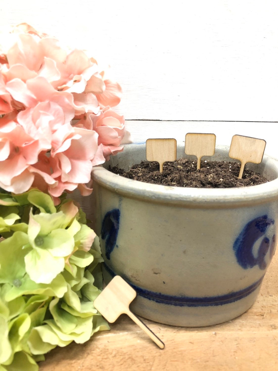 Plant and Herb Wooden Markers~Eco Friendly~ Farmhouse Decor