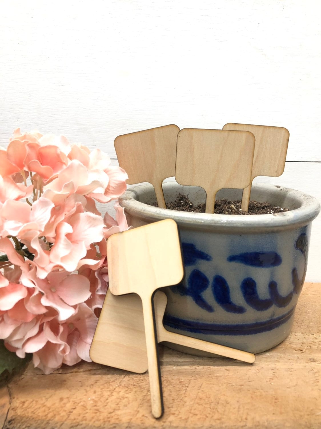 Plant and Herb Wooden Markers~Eco Friendly~ Farmhouse Decor