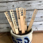 Personalized Wood Plant Markers: Eco-Friendly Garden Stakes