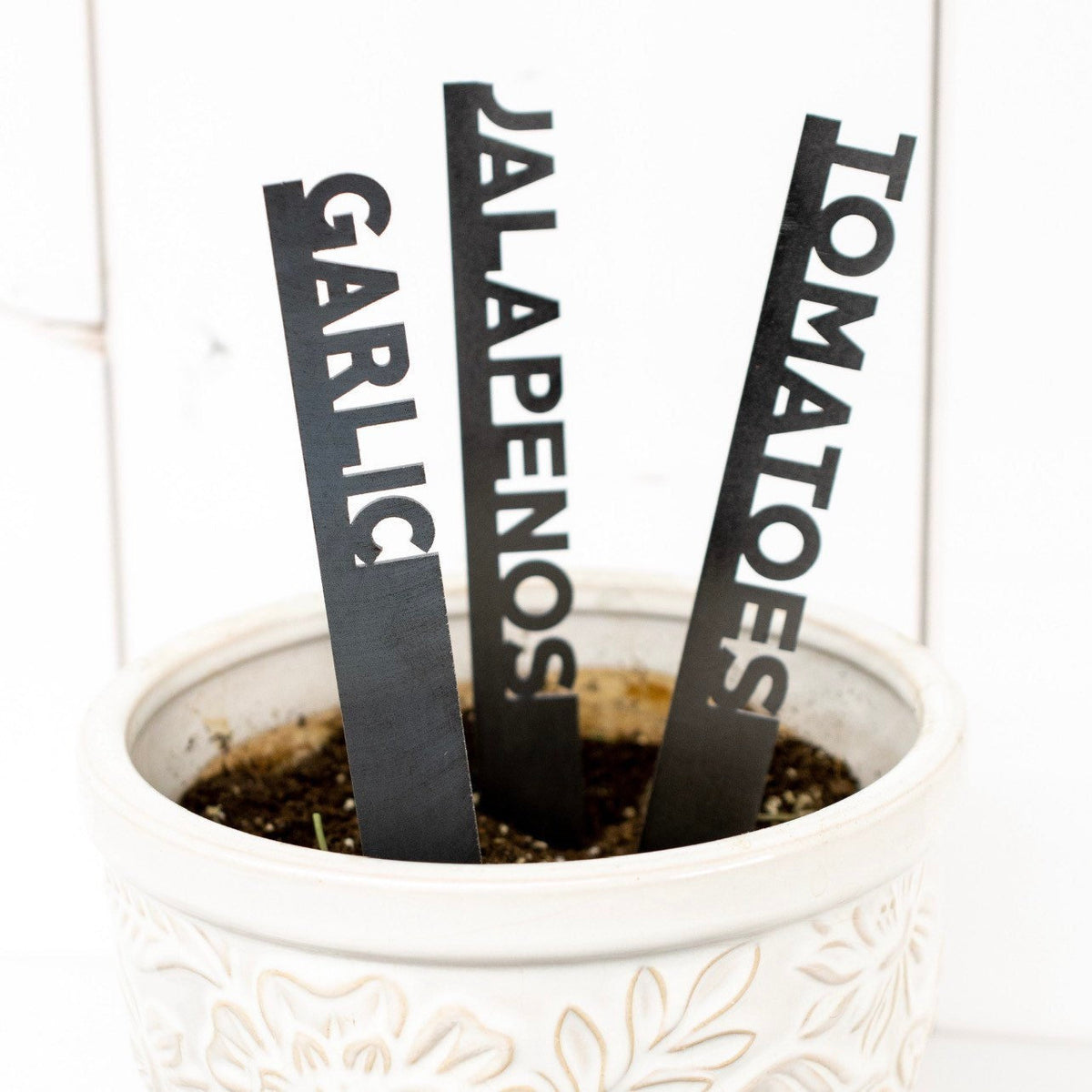 Custom Metal Garden Stakes: Personalized Plant Markers, Garden Decor