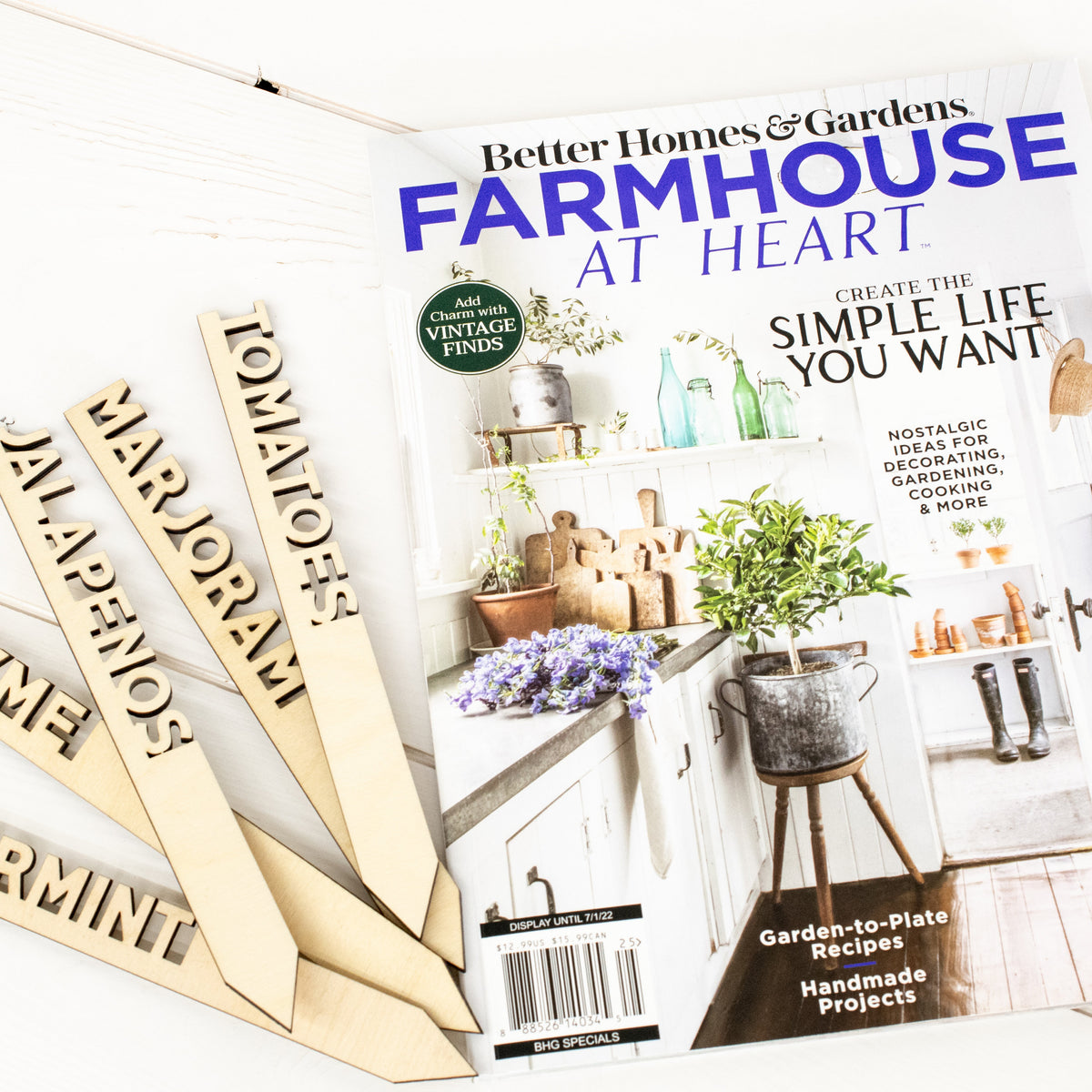 Eco Friendly Vegetable Herb Plant Stakes Garden Markers Spring gifts Home Aesthetic Vegetable Markers Herb Markers Plant Tags