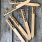 Personalized Wood Plant Markers: Eco-Friendly Garden Stakes