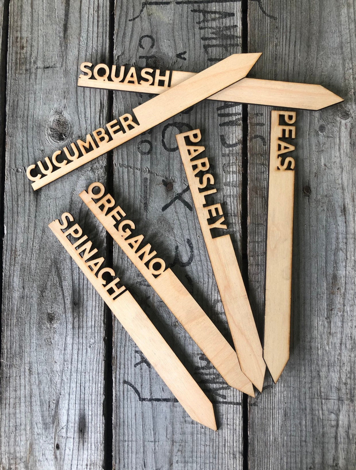 Personalized Wood Plant Markers: Eco-Friendly Garden Stakes