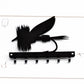 Fly Fishing Fly Key Rack, Fisherman Gift, Metal Wall Decor