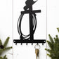Western Cross Key Rack: Cowboy Hat & Rope, Rustic Home Decor