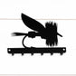 Fly Fishing Fly Key Rack, Fisherman Gift, Metal Wall Decor