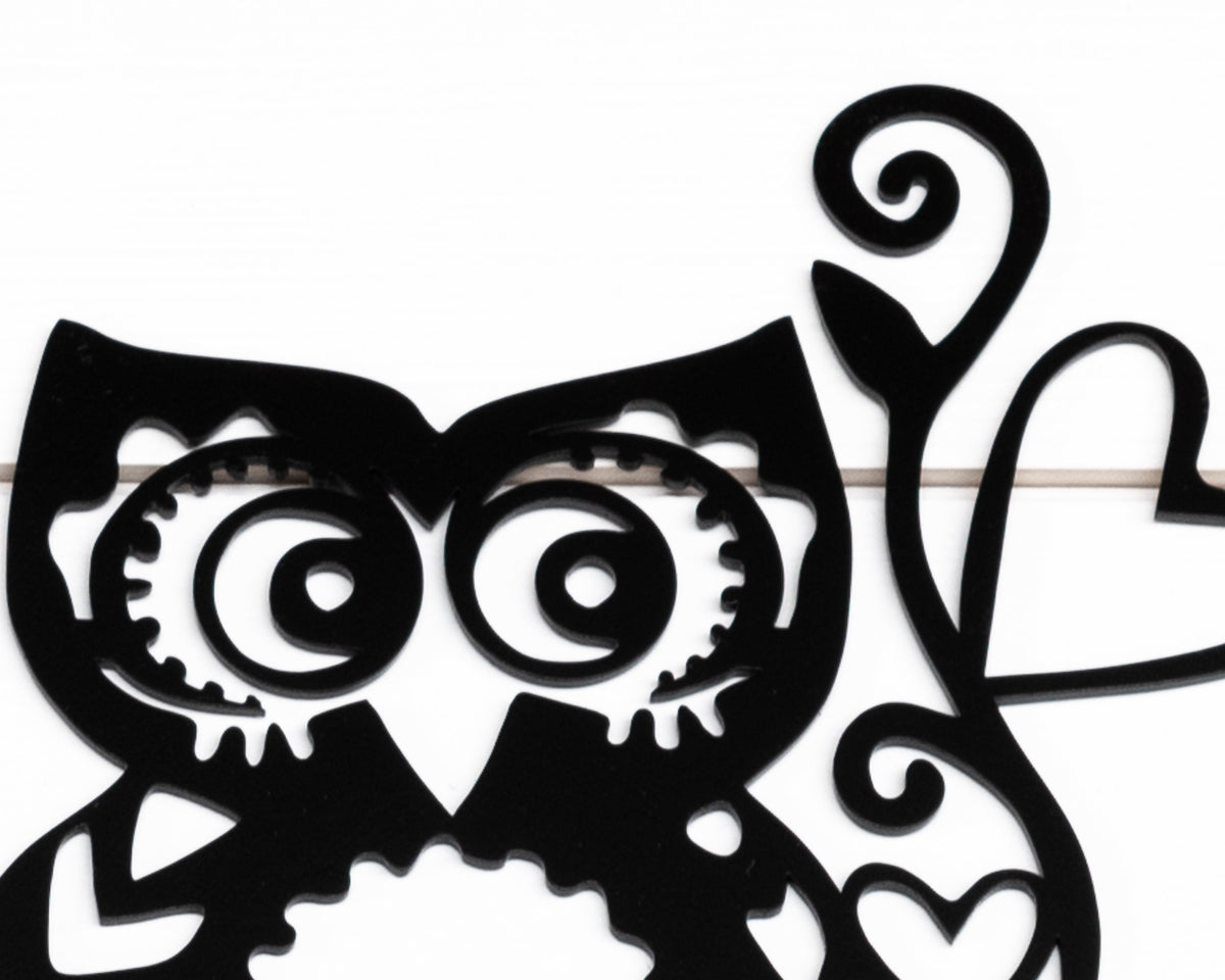 Cute Owl Key Rack, Hanging Wall Decor with Hooks