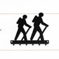 Hiker Key Rack, Hiking Trail Decor, Hiker Gifts, Outdoors