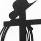 Western Cross Key Rack: Cowboy Hat & Rope, Rustic Home Decor