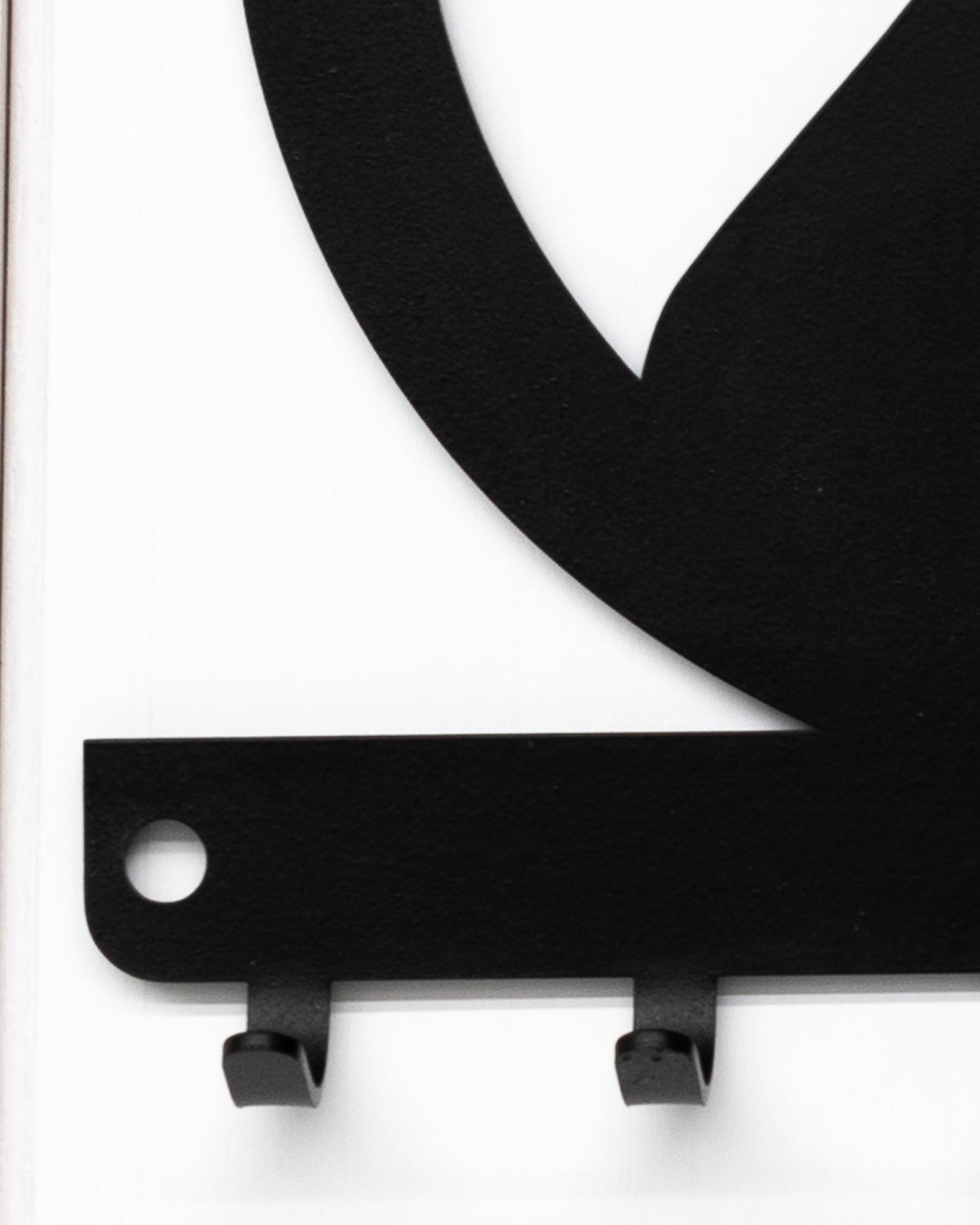 Rustic Buck & Fish Hook Key Rack - Eco-Friendly Steel Wall Organizer