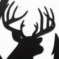 Rustic Buck & Fish Hook Key Rack - Eco-Friendly Steel Wall Organizer
