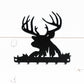 Metal Deer Key Rack: Rustic Hunting Lodge Decor