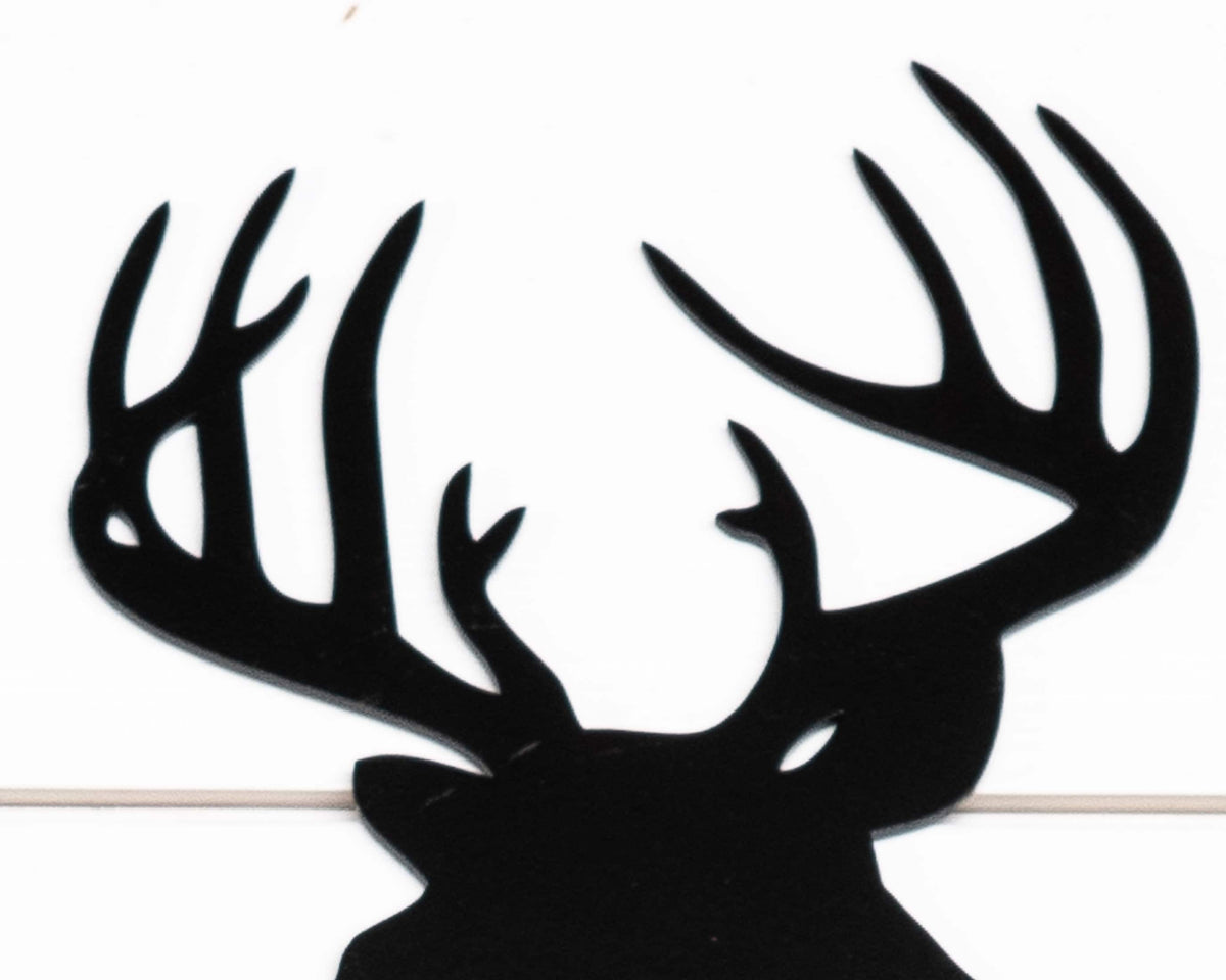 Metal Deer Key Rack: Rustic Hunting Lodge Decor