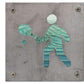 Tennis Player Metal Wall Art on Reclaimed Wood, Tennis Sign, Tennis Gift, 5.5 Inch Square Steel Sign, Tennis Coach Gift, Tennis Decor