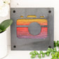 Camera Metal Wall Art on Reclaimed Wood, Photography Sign, Photographer Gift, 5.5 Inch Square Steel Sign, Photography Decor