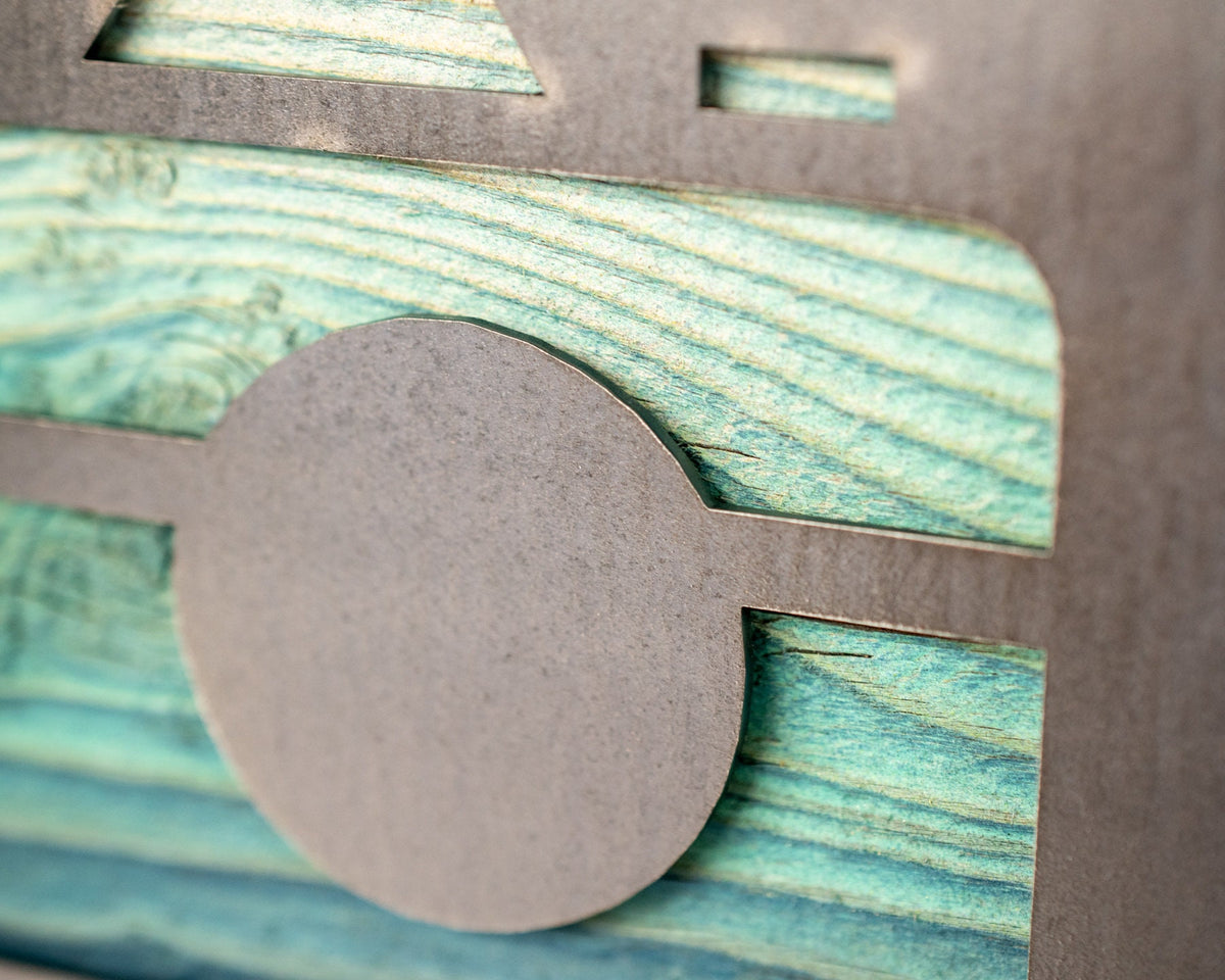 Camera Metal Wall Art on Reclaimed Wood, Photography Sign, Photographer Gift, 5.5 Inch Square Steel Sign, Photography Decor