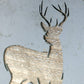 Deer Metal Wall Art on Reclaimed Wood, Rustic Cabin Decor, Deer Hunter Gift