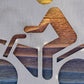 Dirt Bike Metal Wall Art on Reclaimed Wood, Motocross Sign, Dirt Bike Gift