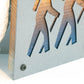 Couple Hiking Metal Wall Art on Reclaimed Wood, Hiking Trail Sign, Hiker Gift