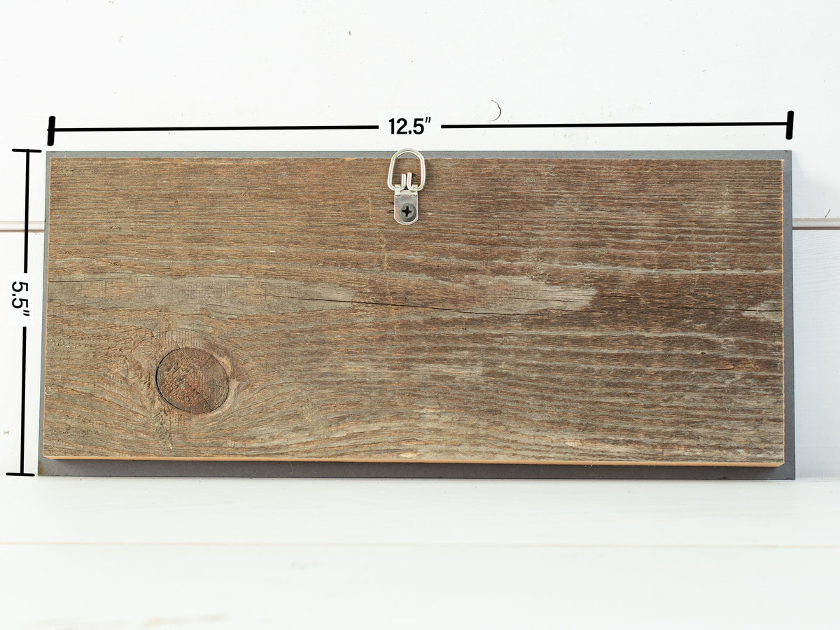 Cattle Ranch Metal Wall Art on Reclaimed Wood, Cowboy and Cows, Western Decor, 12.5 Inch Wide Steel Sign, Cattle Ranch Sign, Cowboy Gift