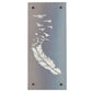 Feather to Birds Metal Wall Art on Reclaimed Wood, Boho Flying Birds Decor