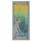 Fly Fishing Angler Metal Wall Art on Reclaimed Wood, Tall 12.5 Inch Fishing Sign, Angler Gift