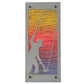 Fly Fishing Angler Metal Wall Art on Reclaimed Wood, Tall 12.5 Inch Fishing Sign, Angler Gift