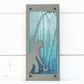 Fly Fishing Angler Metal Wall Art on Reclaimed Wood, Tall 12.5 Inch Fishing Sign, Angler Gift