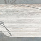 Fly Fisherman Metal Wall Art on Reclaimed Wood, Horizontal 12.5 Inch Cabin Decor