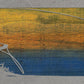 Fly Fisherman Metal Wall Art on Reclaimed Wood, Horizontal 12.5 Inch Cabin Decor
