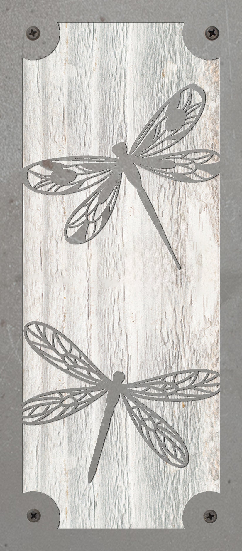 Dragonfly Metal Wall Art on Reclaimed Wood, Fairycore Decor, Dragonfly Gift