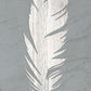 Feather Metal Wall Art on Reclaimed Wood, Boho Rustic Decor, 12.5 Inch Sign