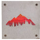 Mountains and Pine Trees Metal Wall Art on Reclaimed Wood, Cabin Decor
