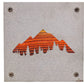Mountains and Pine Trees Metal Wall Art on Reclaimed Wood, Cabin Decor