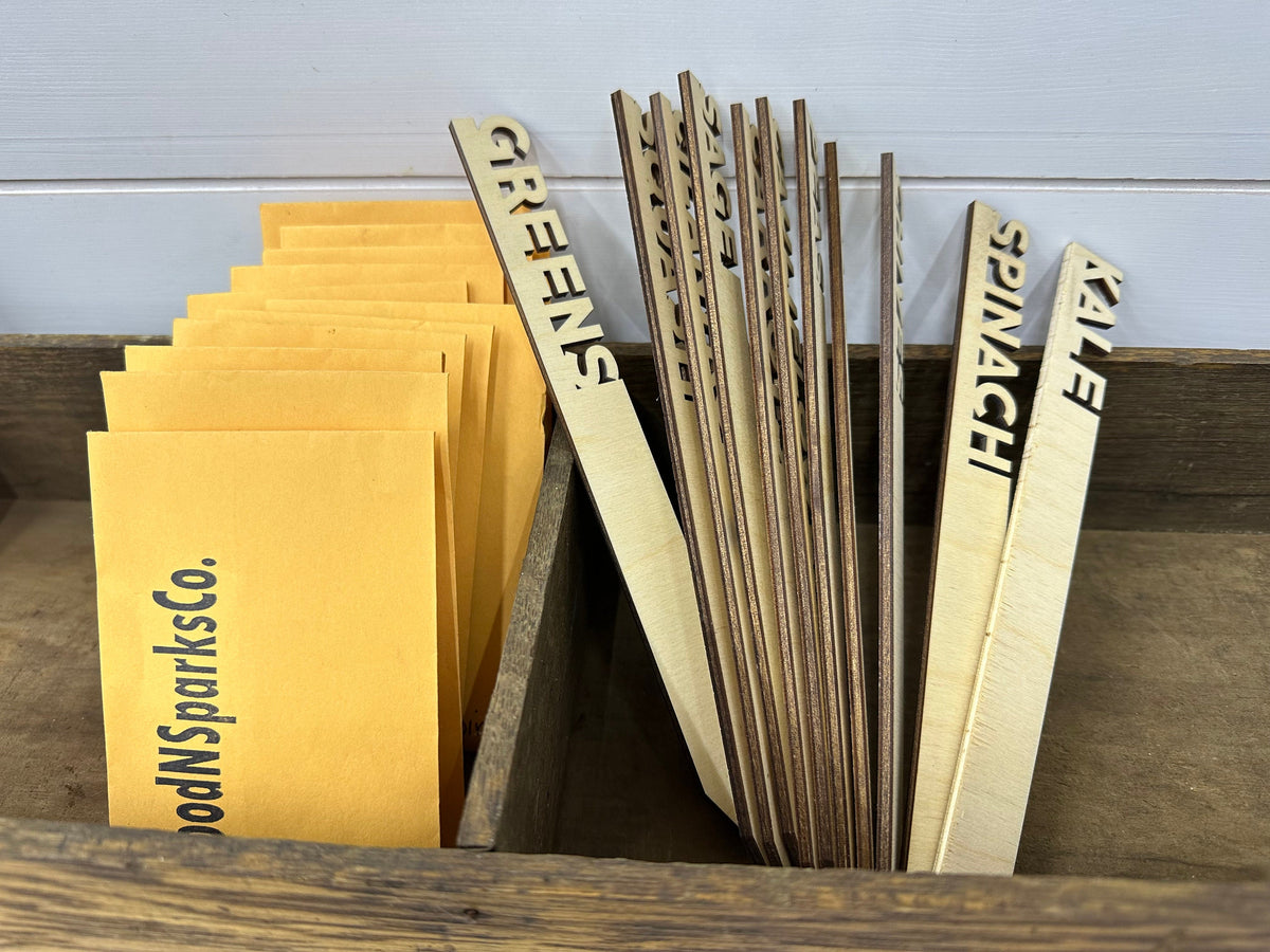 Personalized Wooden Garden Markers, Garden Stakes, Gardening Gifts