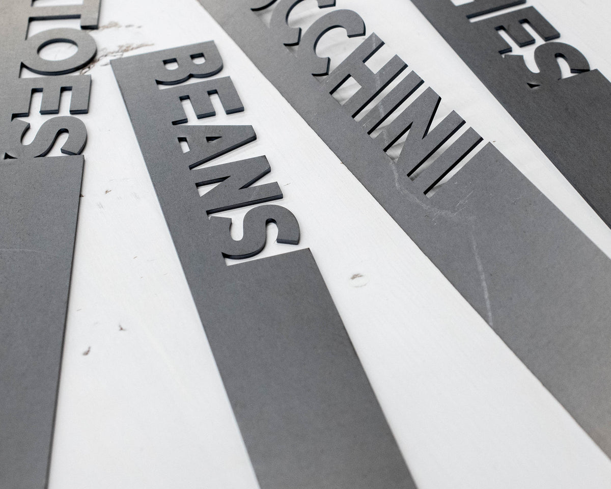 Metal Garden Markers