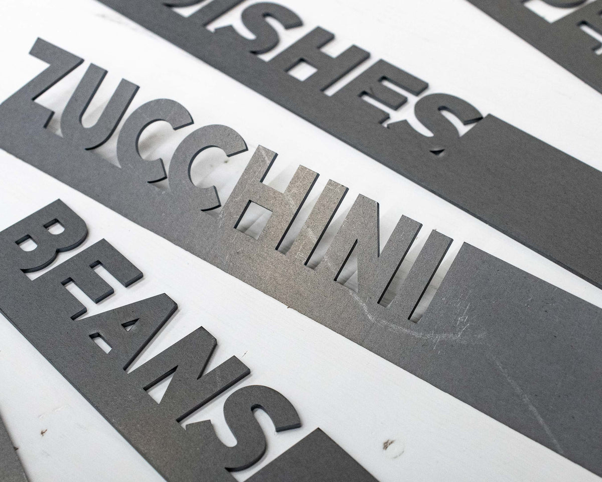 Metal Garden Markers
