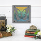 Butterfly Metal Wall Art on Reclaimed Wood, Whimsical Butterfly Decor, Gift for Her